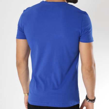 Calvin Klein - Tee Shirt Institutional Slim 7856 Bleu Roi