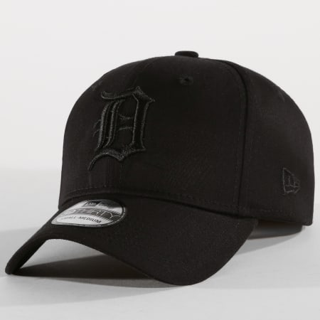 New Era - Casquette Fitted 39Thirty Black On Black Detroit Tigers Noir