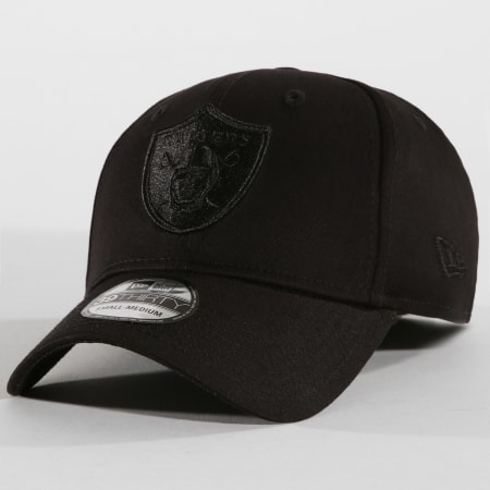 New Era - Casquette Fitted 39Thirty Black On Black Oakland Raiders Noir