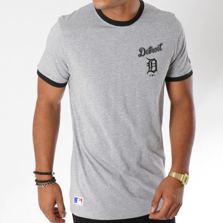 New Era - Tee Shirt Post Grad Pack Detroit Tigers Gris Chiné