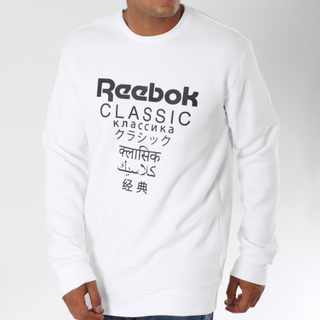 Reebok - Sweat Crewneck Classics Blanc