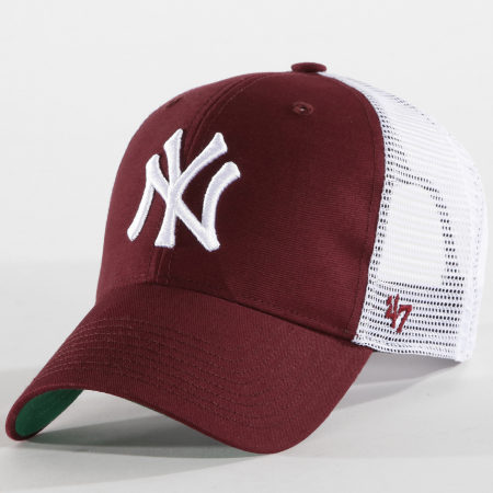 '47 Brand - Casquette Trucker Branson MVP MLB New York Yankees Bordeaux