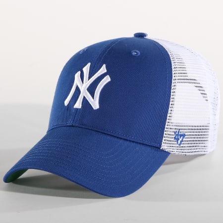 '47 Brand - Casquette Trucker Branson MVP MLB New York Yankees Bleu Roi Blanc