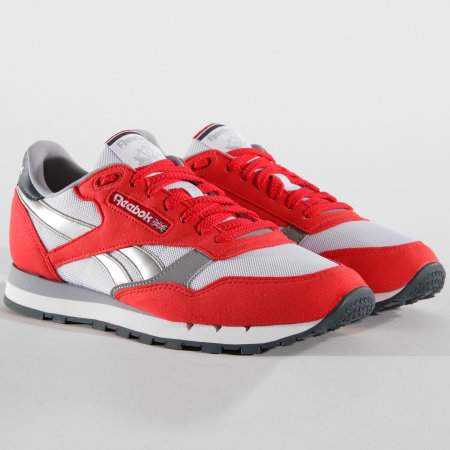 Reebok - Baskets Classic Leather CN3778 Primal Red Cool Shadow Graphite Silver