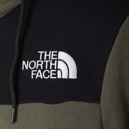 The North Face - Sweat Capuche Himalayan Vert Kaki Noir