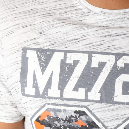 MZ72 - Tee Shirt Thecheck Gris Clair Chiné