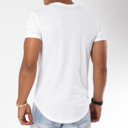 NASA - Tee Shirt Oversize Worm Logo Blanc