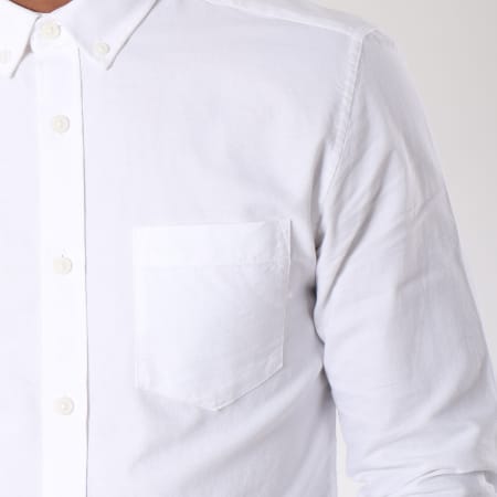 Only And Sons - Chemise Manches Longues Alvaro Blanc