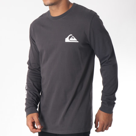 Quiksilver - Tee Shirt Manches Longues EQYZT04988 Gris Anthracite