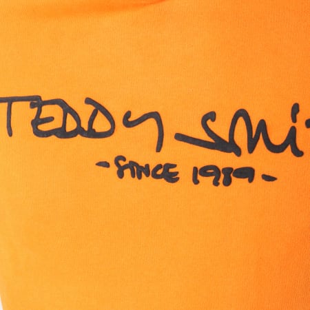 Teddy Smith - Sweat Capuche Siclass Orange