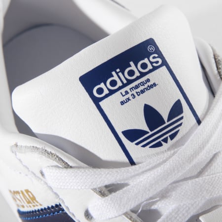 Adidas Originals - Baskets Superstar B41996 Footwear White Collegiate Royal Gold Metallic