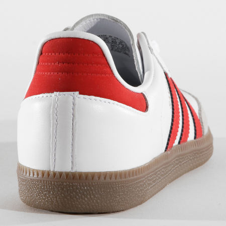 Adidas Originals - Baskets Samba OG B44628 Footwear White Scarlet Crystal White