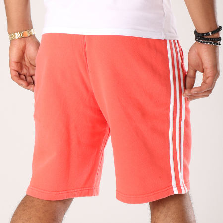 Adidas Originals - Short Jogging 3 Stripes DH5800 Corail Blanc