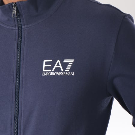EA7 Emporio Armani - Veste Zippée 6ZPM54-PJ05Z Bleu Marine
