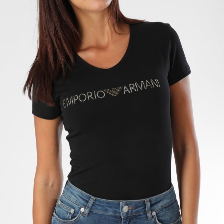 Emporio Armani - Tee Shirt Femme 163378-8A263 Noir