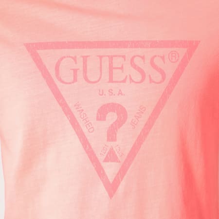 Guess - Tee Shirt F84I00JR03D Rose Fluo