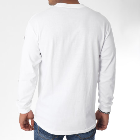 HUF - Tee Shirt Manches Longues Domestic Blanc
