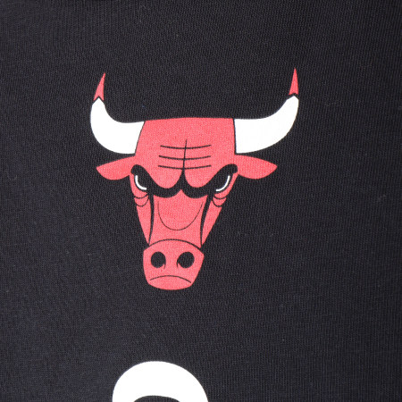 New Era - Débardeur Wordmark NBA Chicago Bulls Noir Rouge
