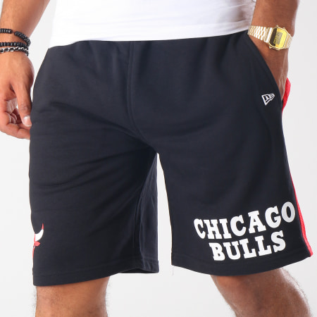 New Era - Short Jogging Wordmark NBA Chicago Bulls Noir Rouge