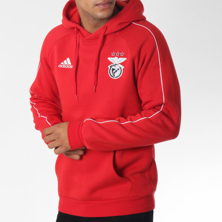 Adidas Sportswear - Sweat Capuche Benfica Lisbonne CJ9216 Rouge
