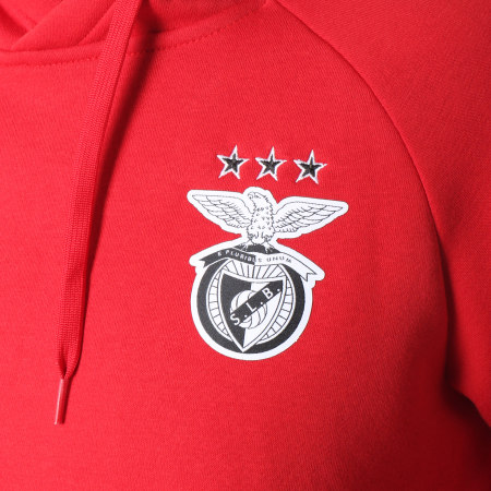 Adidas Sportswear - Sweat Capuche Benfica Lisbonne CJ9216 Rouge