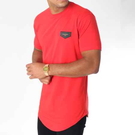 Gianni Kavanagh - Tee Shirt Oversize Gold Collection Rouge
