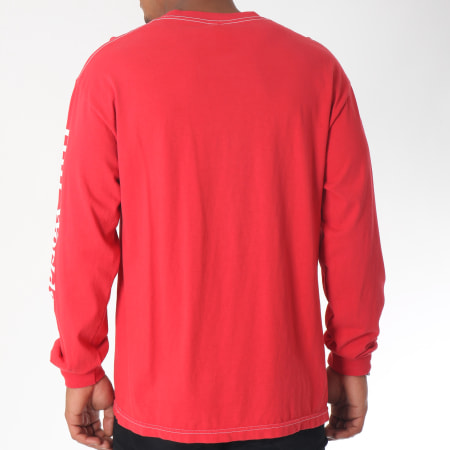 HUF - Tee Shirt Manches Longues Domestic Rouge