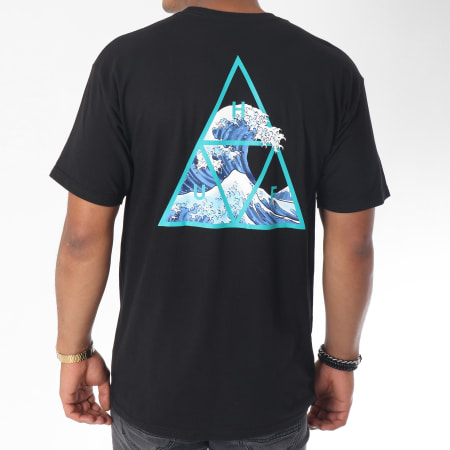 HUF - Tee Shirt High Tide Triangle Noir