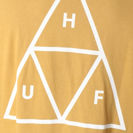 HUF - Tee Shirt Essentials Moutarde