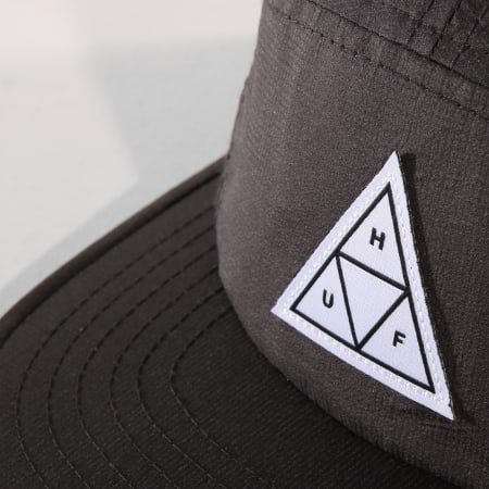 HUF - Casquette 5 Panel Cinch Volley Gris Anthracite