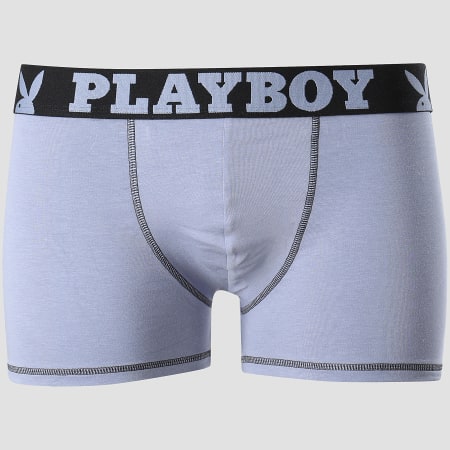 Playboy - Boxer Limited Edition Bleu Clair Noir