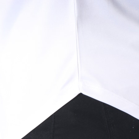SikSilk - Tee Shirt Oversize Dégradé Avec Bandes Taped Fade Gym Bleu Marine Blanc