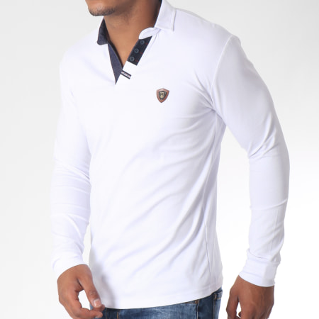 Classic Series - Polo Manches Longues 8498 Blanc 