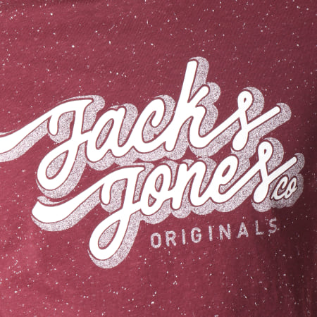 Jack And Jones - Tee Shirt Halt Bordeaux