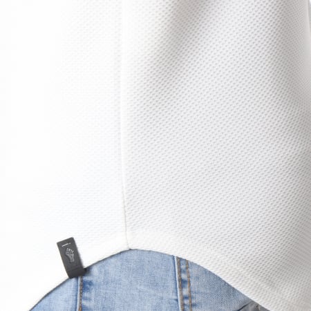 Uniplay - Tee Shirt Oversize Poche Bomber UY255 Blanc