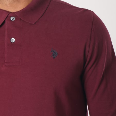 US Polo ASSN - Polo Manches Longues Institutional Bordeaux