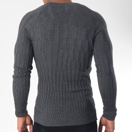 Ikao - Pull F190 Gris Anthracite Chiné
