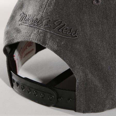 Mitchell and Ness - Casquette Washed Gris Anthracite