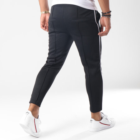 Only And Sons - Pantalon Jogging William Poly Noir Blanc