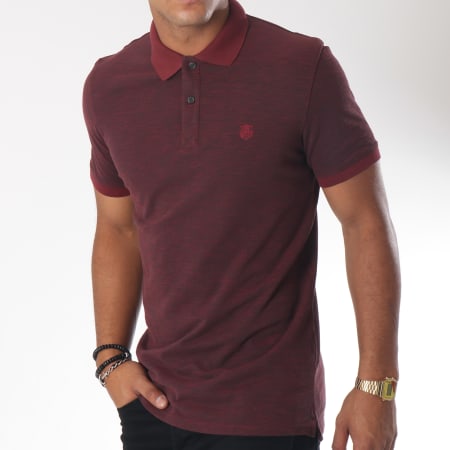 Selected - Polo Manches Courtes Haro Limited Edition Bordeaux Chiné