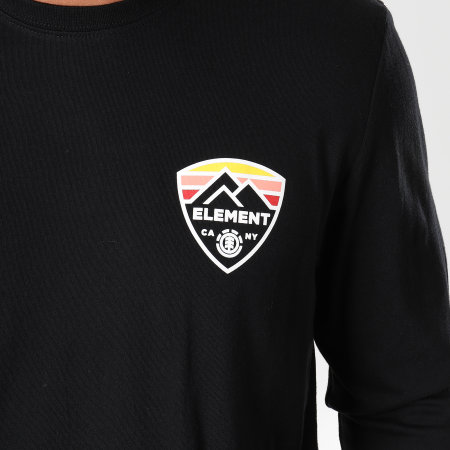 Element - Tee Shirt Manches Longues Guard Noir