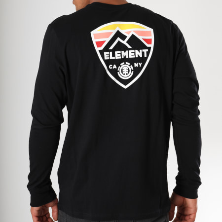 Element - Tee Shirt Manches Longues Guard Noir