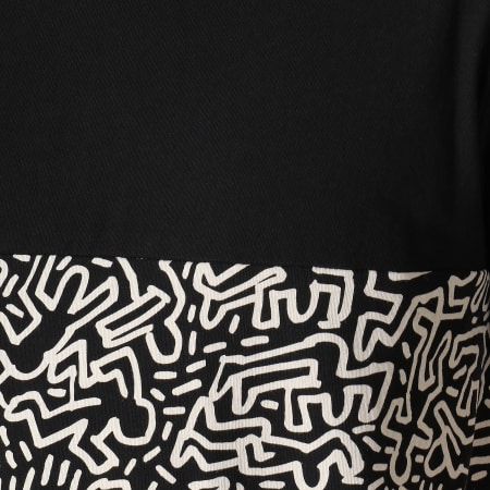 Element - Tee Shirt Keith Haring Big Panel Noir Ecru