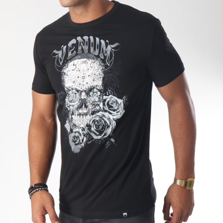 Venum - Tee Shirt Santa Muerte Noir Blanc