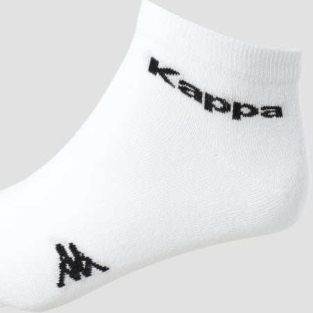 Kappa - Lot De 3 Paires De Chaussettes 304MCHO Blanc Noir