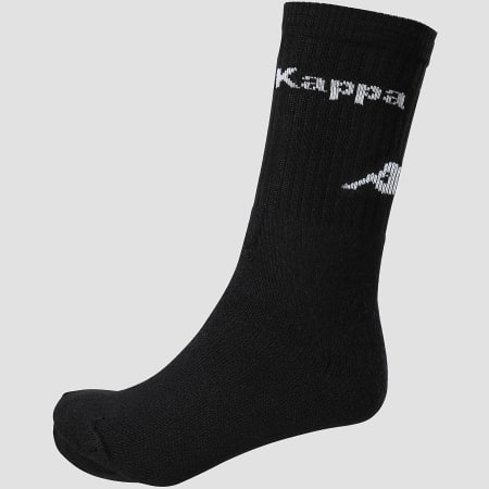 Kappa - Lot De 3 Paires De Chaussettes 302RHQ0 Noir Blanc