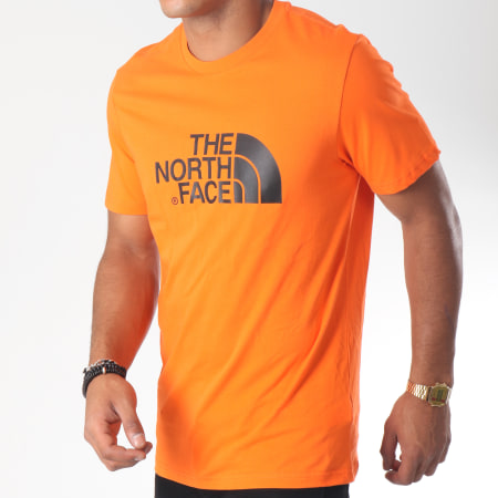 The North Face - Tee Shirt Easy Orange Noir