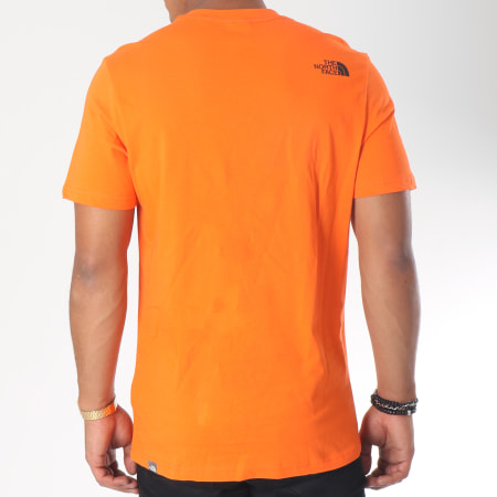 The North Face - Tee Shirt Easy Orange Noir