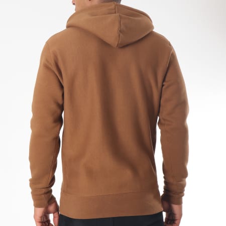 Sweat capuche camel shop