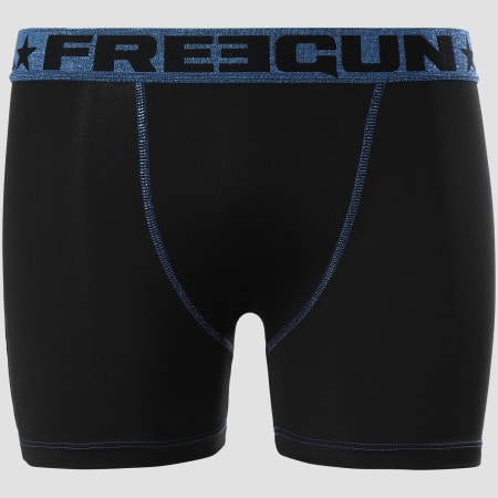 Freegun - Boxer Blacky 3 Noir Bleu Marine